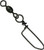 Sea Striker - Coastlock Snap Swivel - Black Sz7 75# 36pk - R7CGB