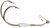 The Frog Factory - Double Take L-shank Hook - Black 4/0 1/8oz 1pk - SRDT-40-18WB