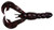 Strike King - Rage Tail Craw - 4in 7bg Black Neon - RGCRW-38