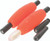 The Crappie Psychic - Slab Rattler Glow Corks - 1/5in 2pk Orange - TCP003-4