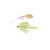 War Eagle - Gold Finesse Spinnerbait - 5/16oz Co/tl Hot Wht/cht - WE516G16