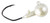 Yum - Ff Sonar Jighead - 1/4oz 3/0 3pk Pearl -