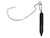 Gamakatsu - Gika Rig Sinker - Black 3/8oz 4pk - 400400-3/8