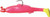 H & H - King Cocahow Minnow Jig - 6in 1oz Hot Pink Glt/cht - KCMJ1-99