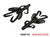 V&M Baits - Baby Swamp Hog - 3.5in 10pk Black/blu Glt - BSWHBBG10