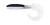 Big Bite - Fat Grub - 2in 10pk Black-n-silver -