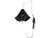 Buckeye - G-buzz Buzzbait - 3/8oz Blk W/blk Blade -