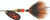 Mepps - Black Fury Dressed Trebl - 1/6oz Fl Red Dot -