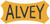 Alvey - Logo Decal - Small Yellow - STK1