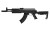 Crosman AK1  CO2 Rifle  4.5mm BB  430 FPS  16.5" Barrel  Matte Finish  Black  Plastic Stock  Plastic Grip  28 Rounds  1 Magazine CAK1