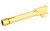 True Precision Barrel  9MM  Threaded 1/2x28  Fits Springfield Hellcat Pro  Titanium Nitride Finish  Gold TP-SHCPB-XTG