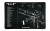 TekMat 1911 Pistol Mat  11"x17"  Includes Small Microfiber TekTowel  Black  Packed In Tube TEK-R17-1911