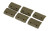 Magpul Industries M-LOK Rail Covers  Type 2 Rail Cover  Includes 6 panels each covering one M-LOK slot  Fits M-LOK  Olive Drab Green MAG603-ODG