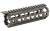Midwest Industries MI AR-15/M16 M-Series Two Piece Drop-In Handguard  M-LOK compatible  Carbine Length  Fits AR-15 Rifles  Black MI-17M