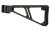 Midwest Industries Side Folding Fixed Stock  Black  Fits Picatinny Rail MI-STAP-SF-FES