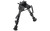 TRUGLO TAC POD Adjustable Bipod  Fixed  Adaptor  Fits Sling Swivel Stud or Picatinny Rail  6"-9"  Black TG-TG8901S
