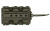 High Speed Gear Polymer Taco  Single Magazine Pouch  Molle  Fits Most AR 15 Magazines  Polymer Construction  Olive Drab Green 16TA01OD