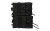 High Speed Gear Double Rifle TACO  Dual Magazine Pouch  Molle  Fits Most Rifle Magazines  Hybrid Kydex and Nylon  Black 11TA02BK