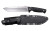 Cold Steel Razor Tek  Fixed Blade Knife  5" Recurve Blade  Black GFN Handle  4116 Stainless Steel  Satin Silver Blade  Secure-Ex Sheath CS-FX-5RZR