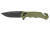 Real Avid RAV-4  Folding Knife  Plain Edge  Matte Finish  Black and Green  Glass Filled Nylon Handle  3.25" Blade Length  7.75" Overall Length  Axis Lock  Stainless Steel AVRAV4