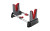 Real Avid Speed Stand Fold and Go  Folding Long Gun Stand  Gray with Red Rubber Inserts AVSSFG