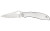 Spyderco Byrd  Cara Cara2  3.75" Folding Knife  Clip Point  Plain Edge  8Cr13MoV/Satin  Stainless  Oval Thumb Hole/Pocket Clip BY03P2