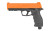Umarex T4E HDP50  Pepper Ball Air Pistol  .50 Cal  4" Barrel  Black and Orange Color  6Rd  Includes 10 Pepper and 10 Rubber Balls 2292131