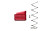 Backup Tactical Mag Extension  Red  Fits Glock 17/19/22/23  Plus 5 Rounds  Includes Extra Power Spring G1923MEXT-RED