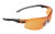Allen Company ULTRX Keen Safety Glasses  Anti-fog/Anti-scratch  Black/Amber Frame  Amber Lens 4141
