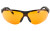 Walker's Elite  Shooting Glasses  5 Position Adjustment  Polycarbonate Lenses  Amber  One Pair GWP-XSGL-AMB