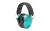 Walker's Passive  Earmuff  Padded Headband  Folding  Aqua GWP-DCPM-LTL