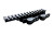 American Defense Mfg. AD-1700  Quick Detach Riser Mount  Titanium Lever  Fits Picatinny  Anodized Finish  Black AD-1700-XLR-TL