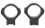 Talley Manufacturing Light Weight Ring/Base Combo  30mm Med  Black Finish  Alloy  Fits Howa 1500  Weatherby Vanguard 740734