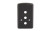 Unity Tactical FAST  Offset Optic Mounting Plate  2.05" Optical Height  Compatible with UNITY LPVO Mount and Adapter  DPP Pro Footprint  Anodized Finish  Black FST-SOPD