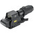 EOTech Holographic Hybrid Sight V  Night Vision Compatible Sight  68MOA Ring with (4) 1 MOA Dots  Matte Finish  Black  Side Buttons  Includes EXPS3-4 & G45 5X Magnifier With QD Switch-to-side Mount HHS V