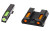 Hi-Viz LiteWave H3 Tritium/Litepipe Night Sights  For GLOCK 42/43  Green Front with White Front Ring  Orange Rear GLN421