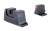 Trijicon Suppressor/Optic Height  Night Sights  Orange Front with Metal Rear & Green Lamps  Fits Smith & Wesson M&P C.O.R.E./M&P M2.0 SA240-C-601151