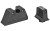 Trijicon Bright & Tough  Sight  Suppressor Set  Fits Glock 20 21 29 30 and 41 (including S and SF variants)  Black Front/Black Rear with Green Lamps GL204-C-600698