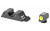 Trijicon HD Tritium Sight  3 Dot Green Tritium With Yellow Front Outline  Fits Glock 20/21/29/30/31/32 GL104Y-600545