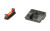 TRUGLO Fiber Optic Pro  Sight Set  For Glock  Low  Black Rear Sight and Red Front TG-TG132G1