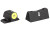 XS Sights DXT2 Big Dot Tritium Front  White Stripe Express Rear  Fits Sig Sauer Models: P225  P226  P229  P320  Springfield XD  XDm  XDs  Green with Yellow Outline SI-0013S-5Y