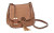 Bulldog Cases Cross Body Purse Holster  Fist Most Small Autos  Camel Brown  Leather BDP-034