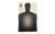Action Target B-27E Pros Target  Shaded Scoring Rings Starting Outside And Going Dark To Light With A Bright Orange Center  Silhouette Cut Off Below Ring 7  23"x35"  100 Per Box B-27EPROS-100