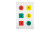 Action Target DT-4A  Discretionary Command Training Target  Black/Blue/Red/Yellow  23"x35"  100 Per Box DT-4A-100