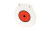 Birchwood Casey 1/2" Steel Target  8"  Round  White BC-RND8