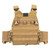 Guard Dog Trakr Plate Carrier FDE with Front Placard - TRAKR-FDE-PRO