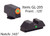 Ameriglo Glock Tritium I-Dot Night Sight Set for Glock 42 43 - Orange Outline Front / Single Green Dot Rear - GL-205