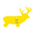 CaldwellAR500 33% Steel Deer Hanging Target Yellow - 4001096 CaldwellAR500 33% Steel Deer Hanging Target Yellow - 4001096