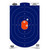Birchwood Casey Dirty Bird Silhouette Target - 12"x18" Blue/Orange 8 Pack - BC-35718