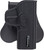 Bulldog Rapid Release Polymer Holster with Paddle Fits Glock 21 Gen 1 2 3 4 Black RH - RR-G21